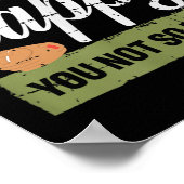 Baseball Makes Me Happy You Not So Much Gift Baseb Poster (Hoek)