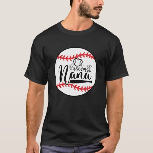 Baseball Mam Leopard Funny Softball Ma's D T-shirt (Voorkant)
