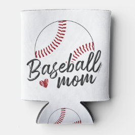 Baseball Mam, persoonlijke naam & nummer - GLS Blikjeskoeler