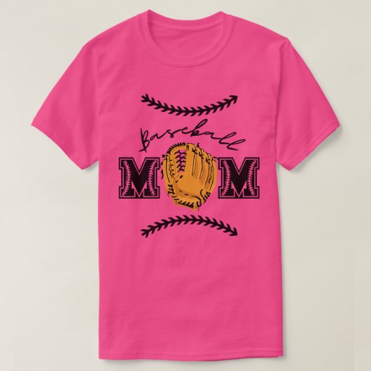 Baseball mama 1 t-shirt (Design voorkant)