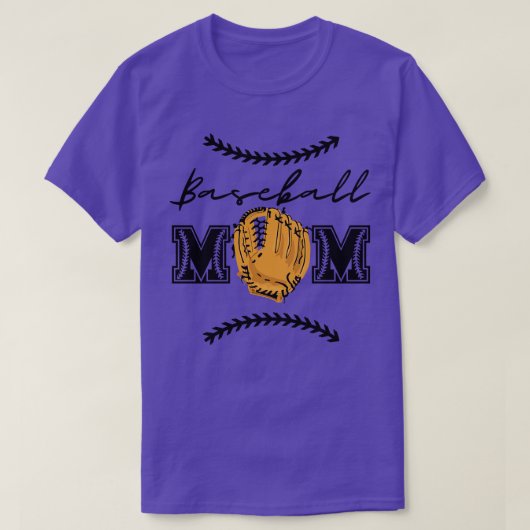 Baseball mama 25 t-shirt (Design voorkant)