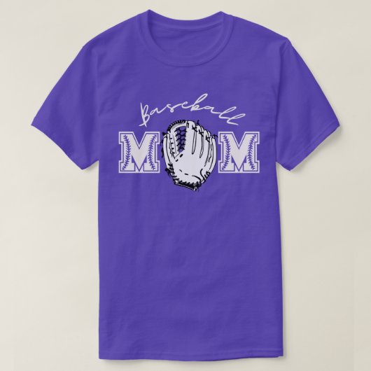 Baseball mama 7 t-shirt (Design voorkant)