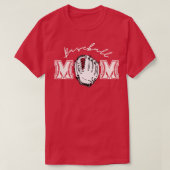 Baseball mama 7 t-shirt (Design voorkant)