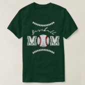 Baseball mama 8 t-shirt (Design voorkant)
