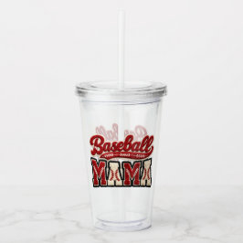 Baseball Mama Acryl Drinkbeker
