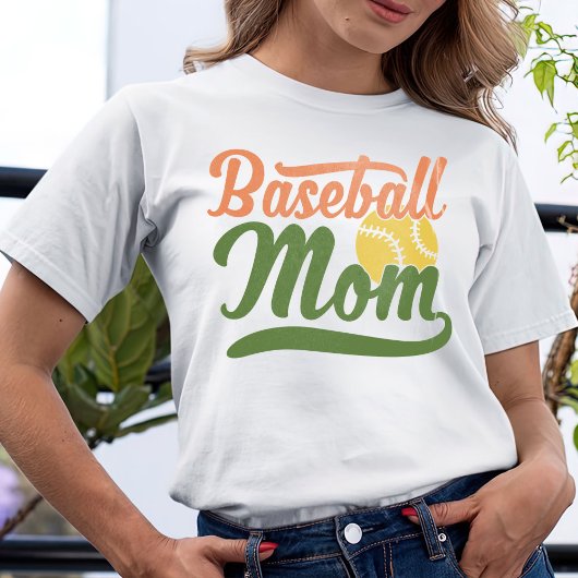 Baseball mama, Baseball Gift for ma T-Shirt