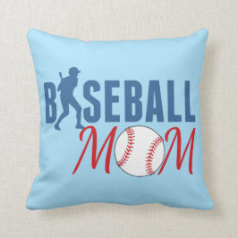 Baseball mama Blue Kussen