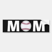 Baseball mama Bumpersticker (Voorkant)