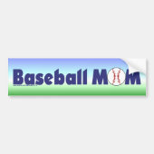Baseball mama bumpersticker (Voorkant)