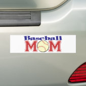 Baseball mama bumpersticker (Op auto)