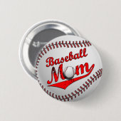 Baseball mama Button (Voorkant /achterkant)