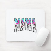Baseball Mama Coquette Bow Game Day Baseball Mama Muismat (Met muis)