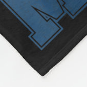 Baseball Mama Coquette Bow Game Day Baseball Mom M Fleece Deken (Hoek)