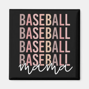 Baseball Mama Giften van honkbal mam Magneet