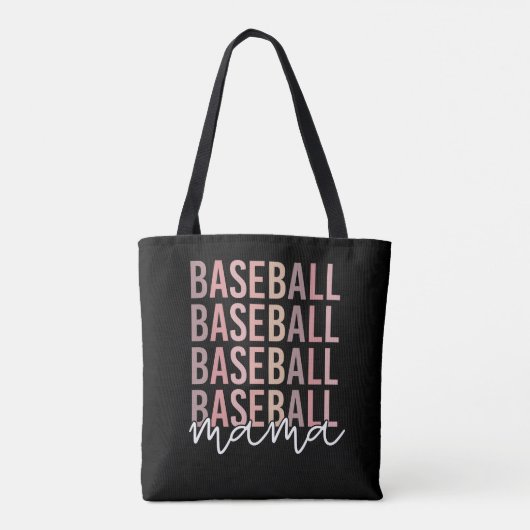 Baseball Mama | Giften van honkbal mam Tote Bag (Achterkant)