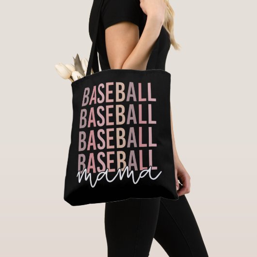 Baseball Mama | Giften van honkbal mam Tote Bag (Dichtbij)