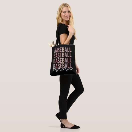 Baseball Mama | Giften van honkbal mam Tote Bag (Op model)