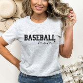 Baseball mama Heart T-shirt