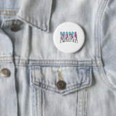 Baseball Mama Ice Cream Drip met Sprinkles Baseba Ronde Button 5,7 Cm (In situ)