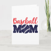 Baseball mama kaart (Voorkant)