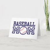 Baseball mama kaart (Voorkant)