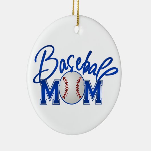 Baseball mama keramisch ornament (Rechts)