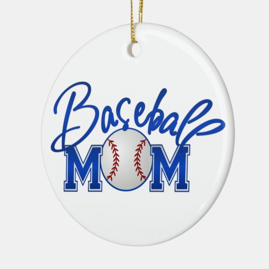 Baseball mama keramisch ornament (Links)
