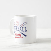 Baseball mama koffiemok (Voorkant links)