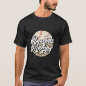 Baseball Mama Leopard Moederdag Moeders Vrouwen T-shirt (Voorkant)