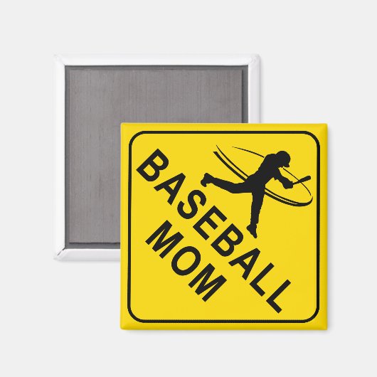 Baseball mama magneet (Voorkant / Achterkant)