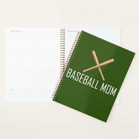 Baseball mama planner (Display)