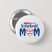 Baseball mama ronde button 5,7 cm (Voorkant /achterkant)
