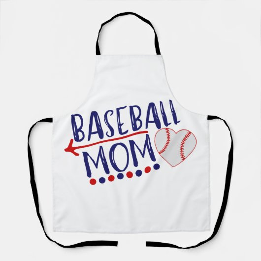 Baseball mama schort (Voorkant)