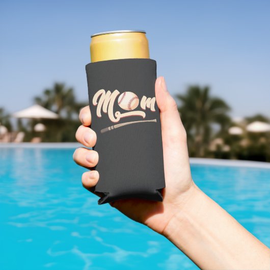 Baseball mama seltzer blikjeskoeler (Insitu Zwembad)