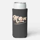 Baseball mama seltzer blikjeskoeler (Seltzer Achterkant)