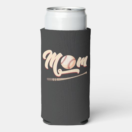 Baseball mama seltzer blikjeskoeler (Seltzer Achterkant)
