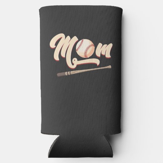 Baseball mama seltzer blikjeskoeler (Achterkant)