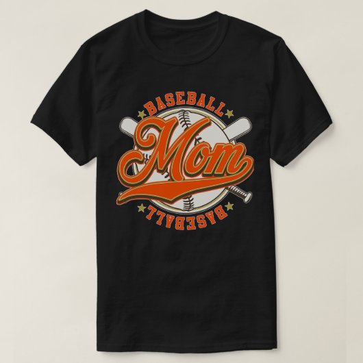 Baseball-mama-serie komt overeen t-shirt (Design voorkant)
