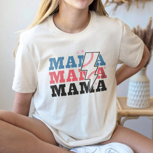 Baseball Mama Shirt, Honkbal Mom Shirt, honkbal T-shirt