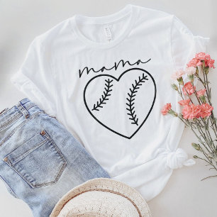 Baseball Mama Shirt, honkbal T-shirt