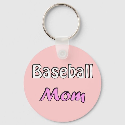 Baseball mama sleutelhanger (Voorkant)