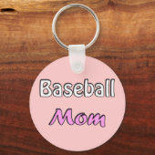 Baseball mama sleutelhanger (Voorkant)