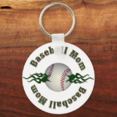 Baseball mama sleutelhanger (Voorkant)