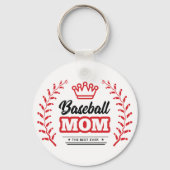 Baseball mama sleutelhanger (Voorkant)