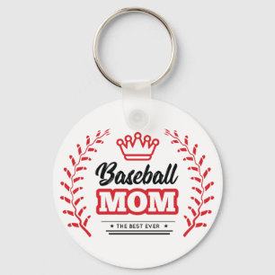 Baseball mama sleutelhanger