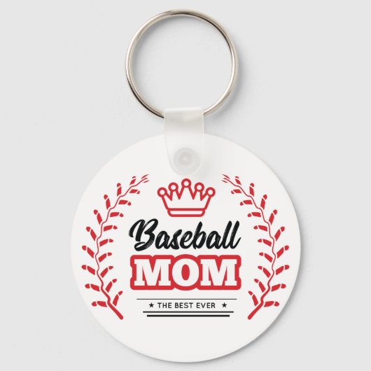 Baseball mama sleutelhanger (Voorkant)