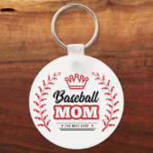 Baseball mama sleutelhanger (Voorkant)