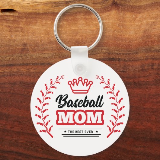 Baseball mama sleutelhanger (Voorkant)