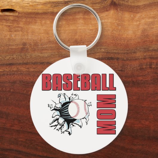 Baseball mama sleutelhanger (Voorkant)
