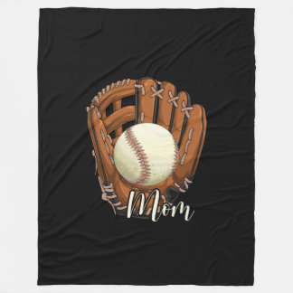 Baseball mama Softball Mama Moederdag Fleece Deken